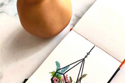 Recording - Watercolor Terrarium Illustration cover