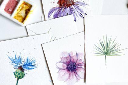 Recording - Learn the basics of Watercolor Florals cover
