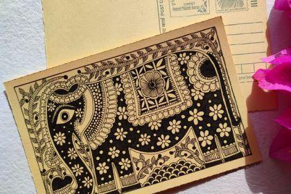 Recording - Madhubani Elephant Painting cover
