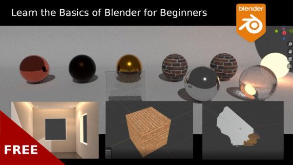 Learn the Basics of Blender for Beginners cover