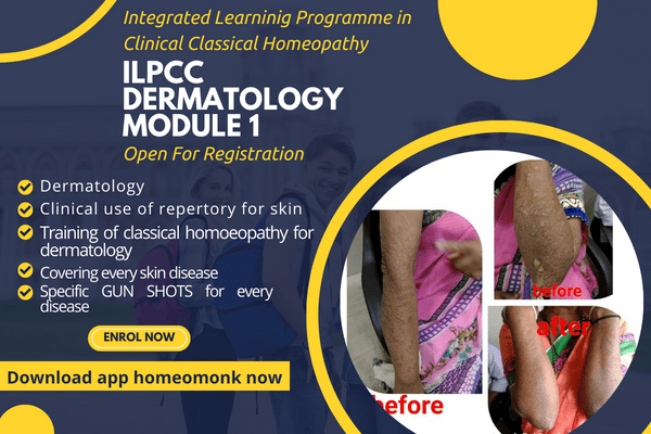 ILPCC Dermatology Homoeopathy MODULE 1 cover