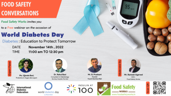 Food Safety Conversation: Diabetes-Education to protect tomorrow cover