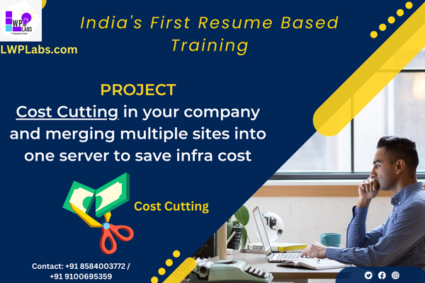 Project - Cost Cutting in your company and merging multiple sites into one server to save infra cost cover