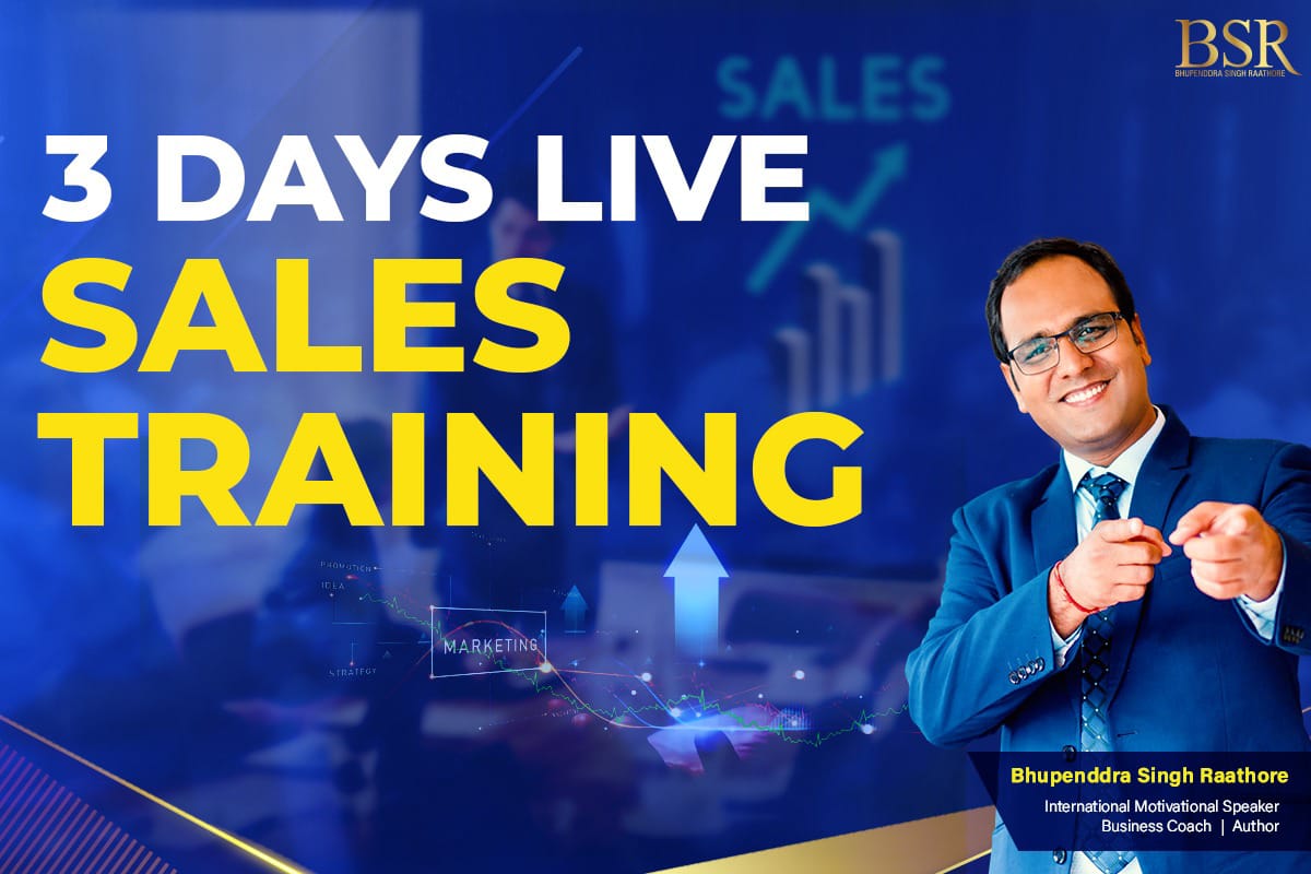 3 Days Live Sales Training+ Bonuses cover