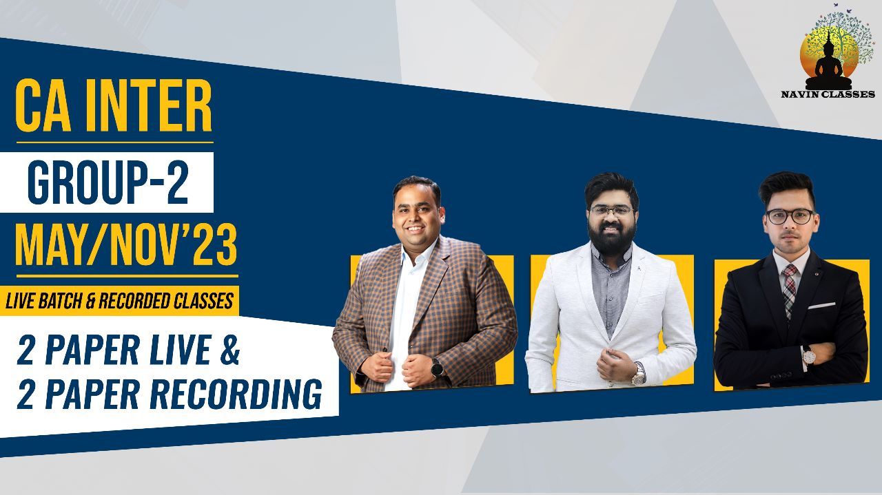 CA Inter Group 2 Advanced Accounting & FM Eco (Live) + Audit & EIS-SM (Recorded) cover