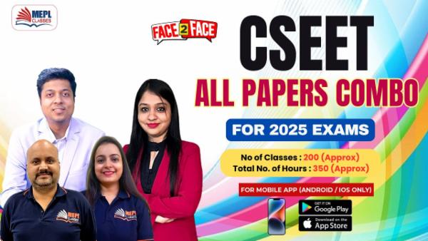 CSEET - FACE TO FACE BATCH - FOR MOBILE APP (ANDROID / IOS ONLY) cover