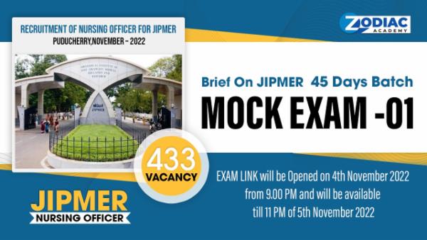 JIPMER - MOCK EXAM -01 cover