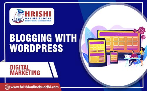 Blogging with WordPress cover