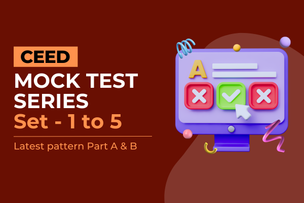 CEED 2026 Mock Test Series - 1 cover