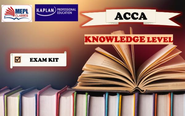 ACCA - KNOWLEDGE LEVEL - EXAM KIT cover