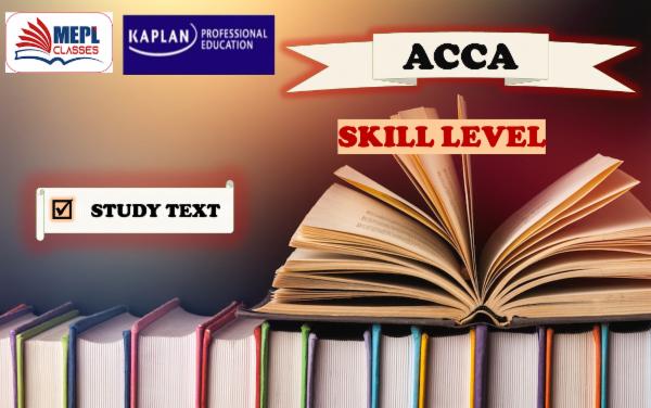 ACCA - SKILL LEVEL - STUDY TEXT cover