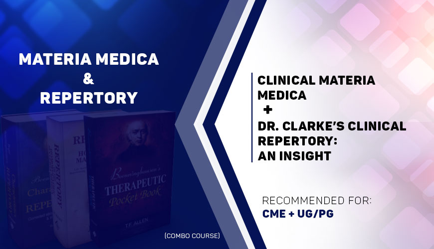 Clinical Materia Medica + Dr. Clarkes Clinical Repertory: An Insight cover