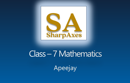 Apeejay Class 7 - Maths cover
