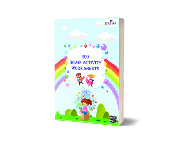 Ebook/printable/ 200 sheets : Brain boosting activity workbook cover