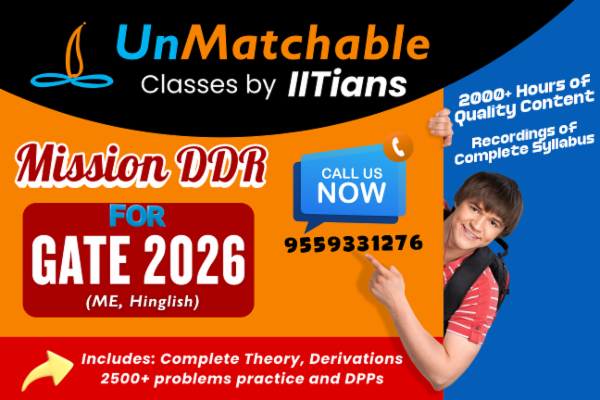 Mission DDR for Gate 2026 [Mechanical Engineering] cover