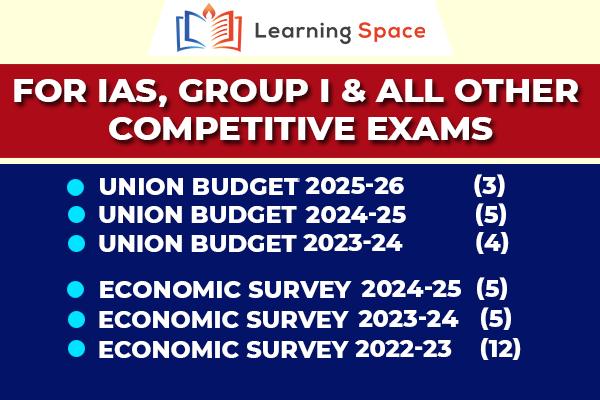 Union Budget & Economic Survey cover