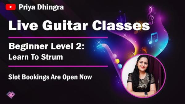 DECEMBER- LIVE GUITAR CLASSES- Pre Bookings Open cover