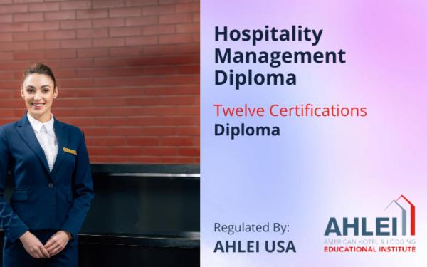 Hospitality Management Diploma (Twelve Certifications) cover