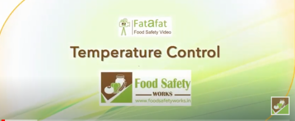 FatAFat Food Safety: Temperature Control to ensure food safety cover