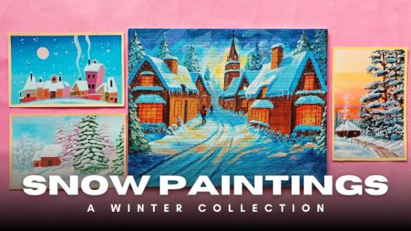 Acrylic Snow Paintings cover