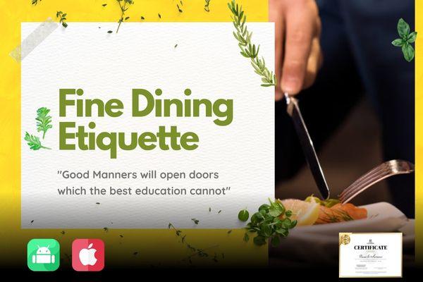 Fine Dining Etiquette cover