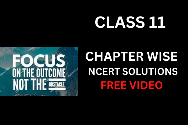 CLASS 11 NCERT FREE VIDEO SOLUTIONS cover