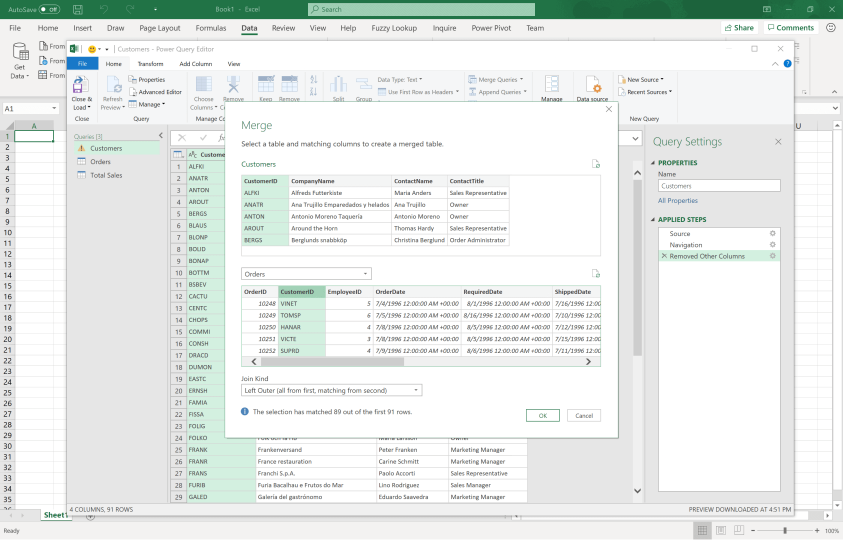 Microsoft Power Query - English