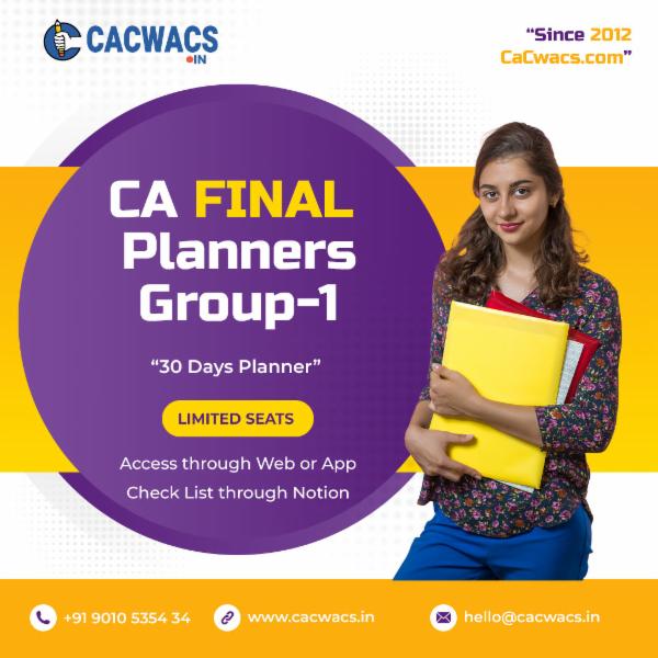 CA Final (Group-1) cover