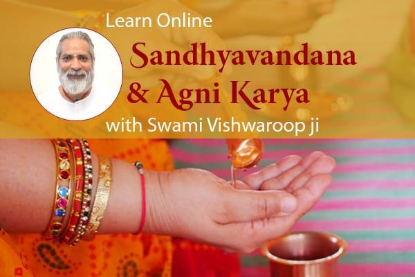 Sandhya Vandana & Agani Karya with Swami Vishwaroop ji cover