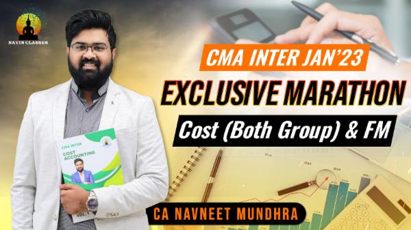 CMA Inter Jan'23 Exclusive Marathon cover
