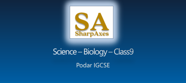 Class 9,10 - Biology Podar CIE cover