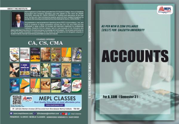 B.COM - SEMESTER 3 - FINANCIAL ACCOUNTING II STUDY MAT cover