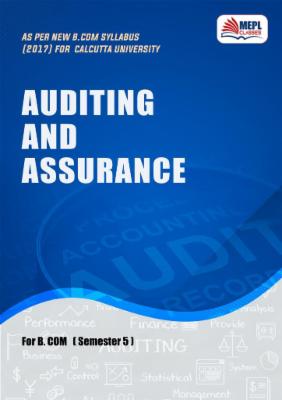 B.COM - SEMESTER 5 - AUDITING & ASSURANCE STUDY MAT cover