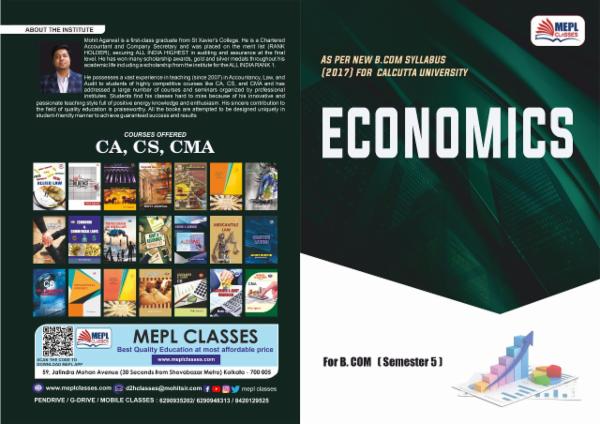B.COM - SEMESTER 5 ECONOMICS II STUDY MAT cover