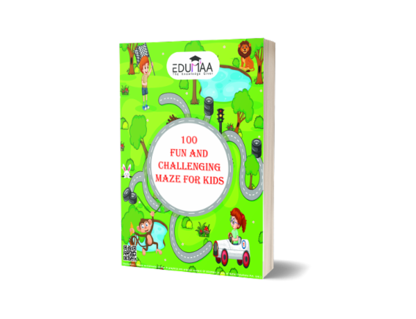 Printable Ebook - 100 Mazes Worksheets cover