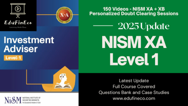 NISM XA - Investment Adviser (Level 1) cover