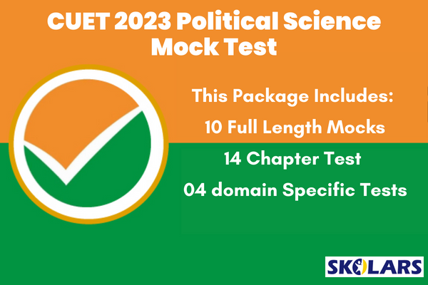 CUET Political Science 2023 cover
