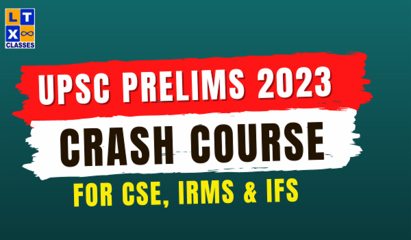 UPSC Prelims Crash Course 2023 cover