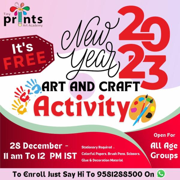 FREE New Year Art & Craft Activity cover