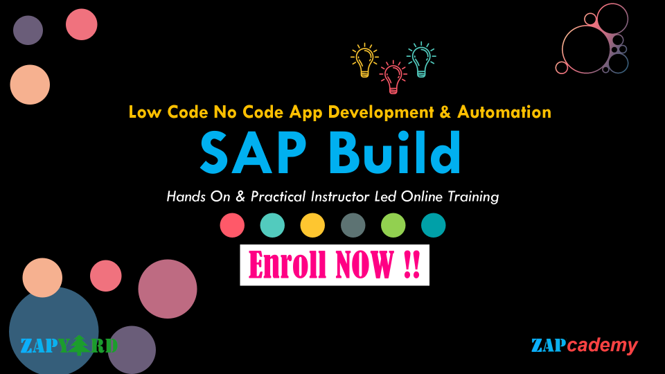 SAP Build - No Code Low Code App Development & Automation