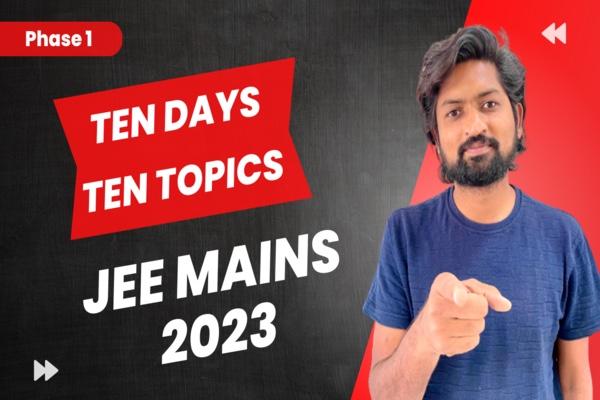 Target - JEE Mains 2023 cover