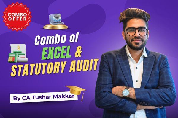Excel Champ with master blaster course of Statutory Audit - Hindi cover