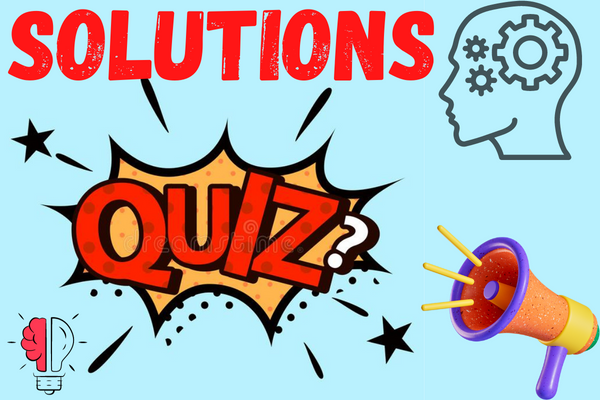 SOLUTIONS QUIZ cover