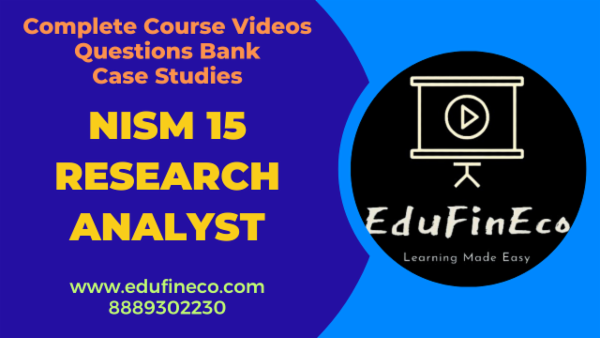 NISM 15 - Research Analyst cover
