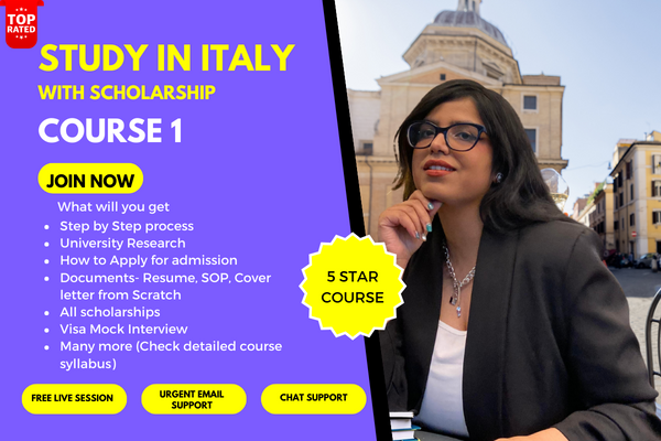 Study in Italy with Scholarship cover
