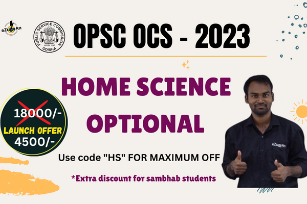 Science Optional HOME SCIENCE (OPTIONAL)