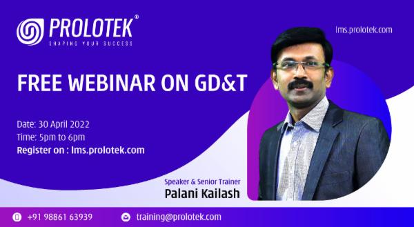 Free Webinar on GD&T cover