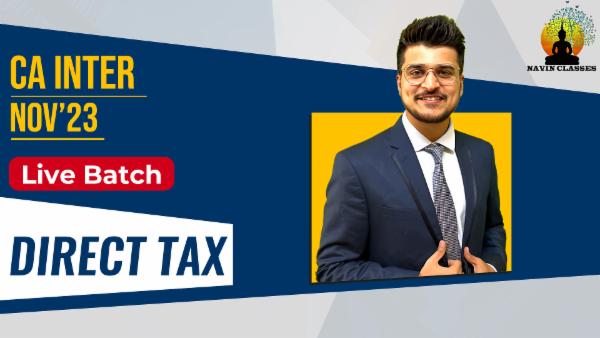 CA Inter Direct Taxation Nov'23 cover
