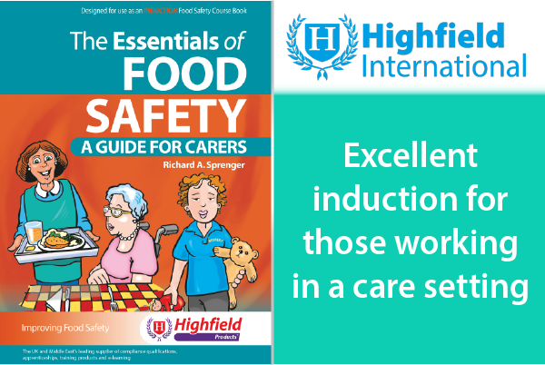 The Essentials of Food Safety a Guide for Carers cover