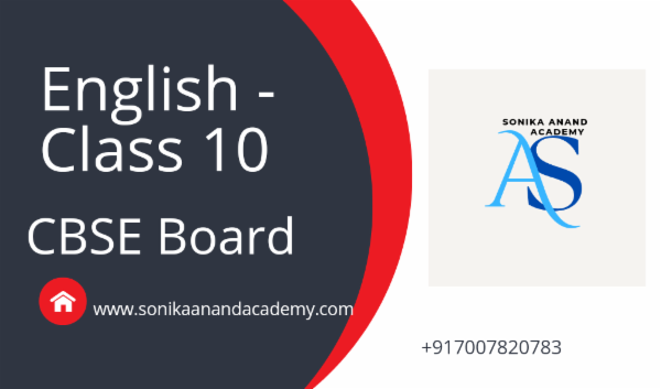 English Class 10 cover